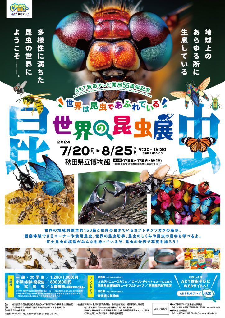 フライヤー：特別展　世界の昆虫展